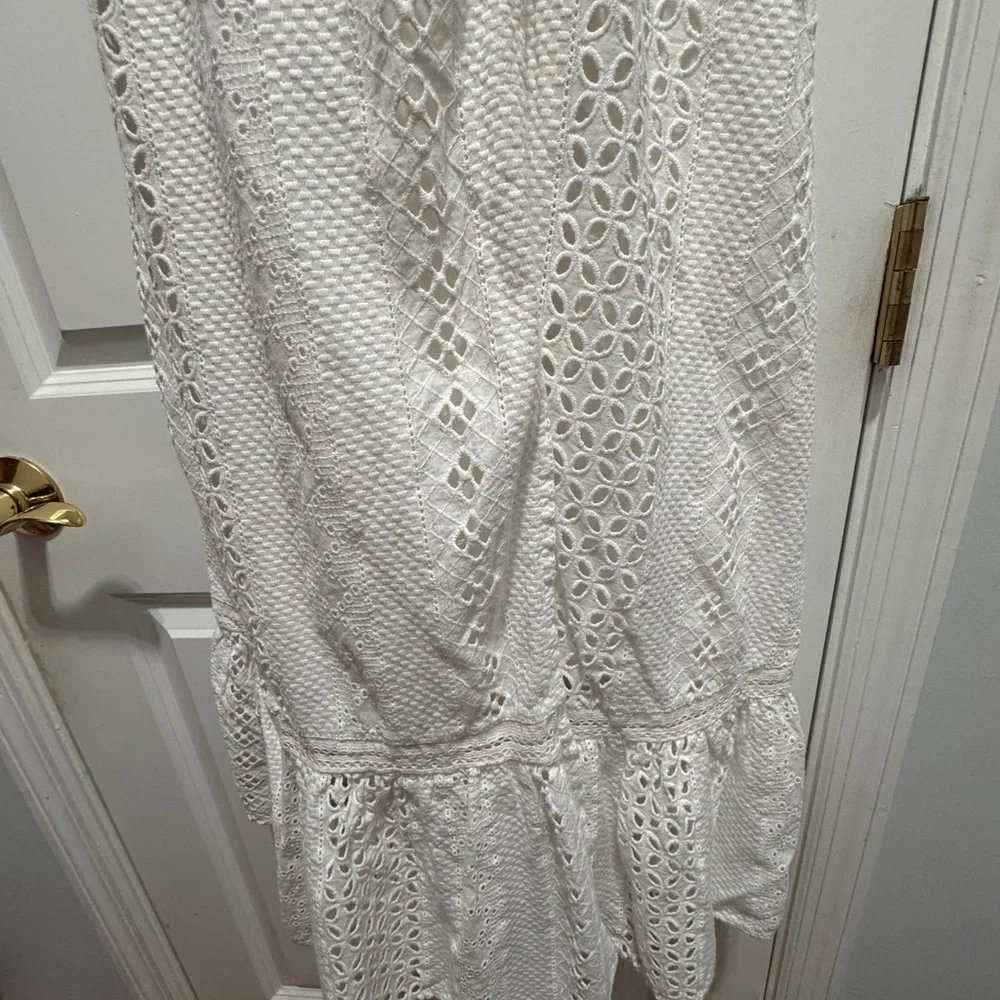 J.crew size 4 eyelet wrap dress